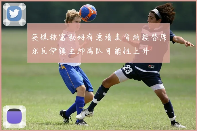 英媒称富勒姆有意请麦肯纳接替席尔瓦伊镇主帅离队可能性上升